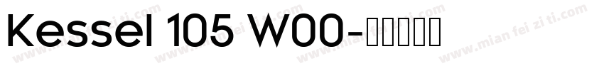 Kessel 105 W00字体转换
